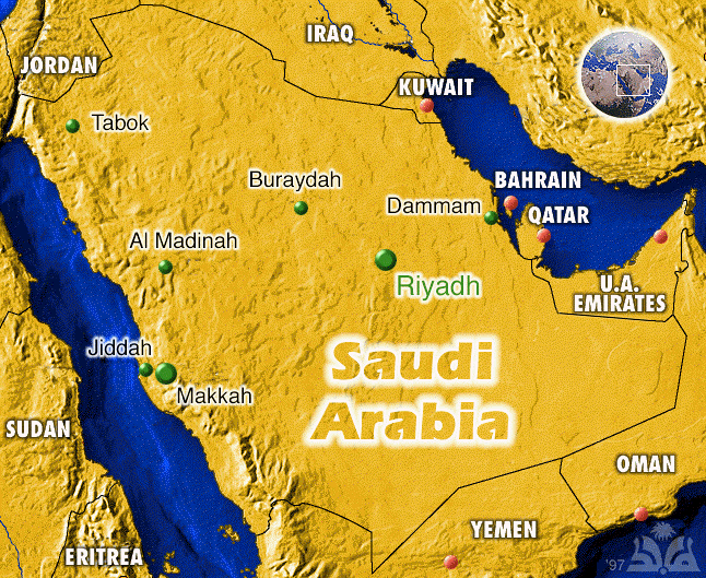 KSA Map